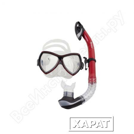 Фото Комплект для плавания: маска + трубка WAVE MS-1380S57_н