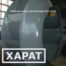 Фото Рабочее колесо вентилятора ВДН-28,6; вал ходовой части ВДН-28,6; ходовая часть ВДН-28,6; корпус и крышка ВДН-28,6