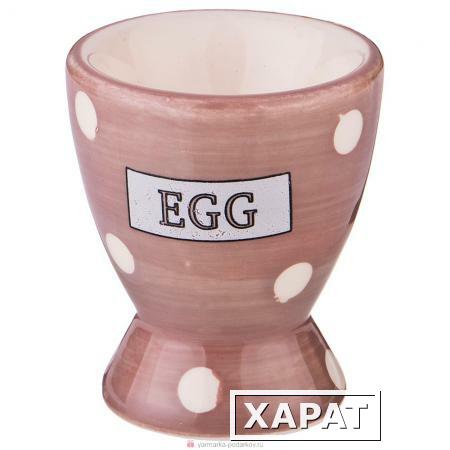 Фото Подставка под яйцо pink egg 5,6х5,6х6,6 см