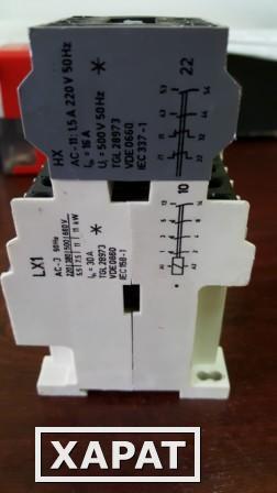 Фото Пускатель LX1 Iн=30A с HX Itн=16A