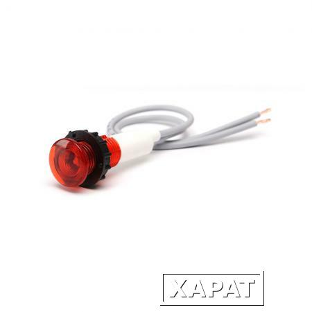 Фото Сигнальная арматура 10мм красная подсветка-светодиод с силиконовым кабелем Емас