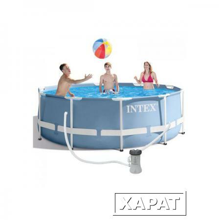 Фото Каркасный бассейн Intex 26706 Prism Frame Pool (305х99см) + аксессуары