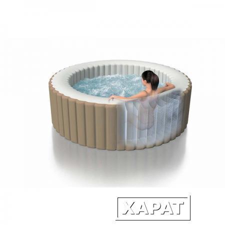 Фото Надувной бассейн джакузи Intex 28408 PureSpa Bubble Massage (216х71см)