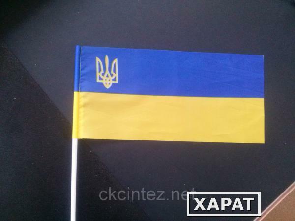 Фото Флажок Украины на палочке