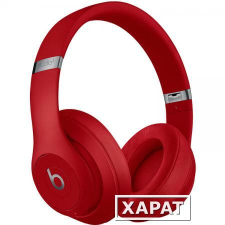 Фото Beats Bluetooth-наушники с микрофоном Beats Studio 3 Wireless Red MQD02 (Красный)