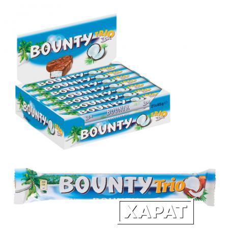 Фото Шоколадный батончик BOUNTY (Баунти) "Trio"