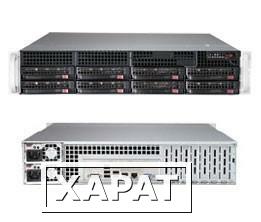 Фото Серверная платформа Supermicro SYS-6028R-TR (2U/2xLGA2011-R3/iC612/16xDDR4/8x3.5 SATA/2Glan/IPMI/VGA/740W 1+1)