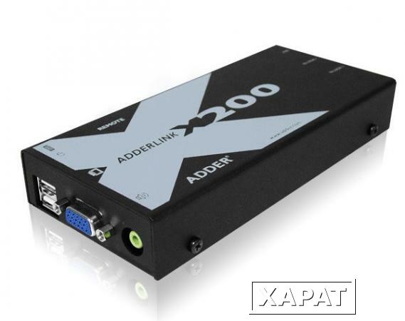 Фото KVM CAT5 удлинитель Adder X200A-USB/P-IEC