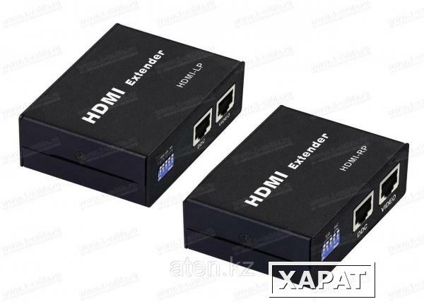 Фото HIT-HDMI-CAT5-060PRO Удлинитель линий HDMI по двум кабелям витая пара (5e/6 Кат) на длины до 60 м