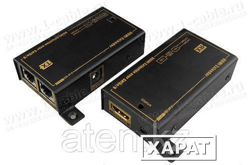 Фото HIT-HDMI-.. Удлинитель линий HDMI по двум кабелям витая пара (5e,6 Кат) на длины до 50 м