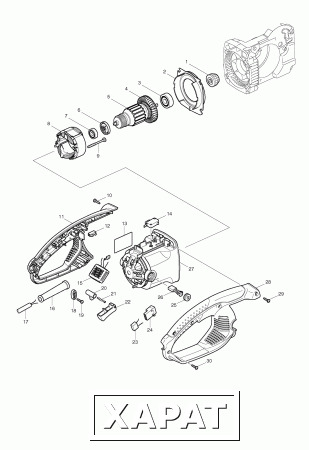 Фото Провод Makita UC4030A статора с клеммами