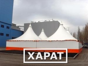 Фото Комплекс павильонов 10х20 – 2шт с шатровыми крышами