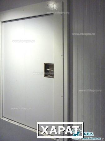 Фото Двери откатные противопожарные (холодильные) серия ОД (EI45) шир. проема 1200мм