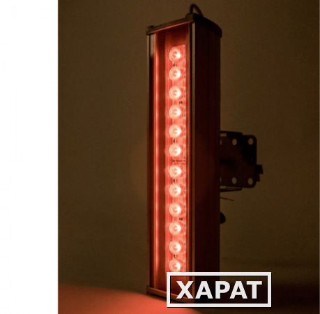 Фото Архитектурный светильник SVT-ARH UL-44W-10x60-Red красный