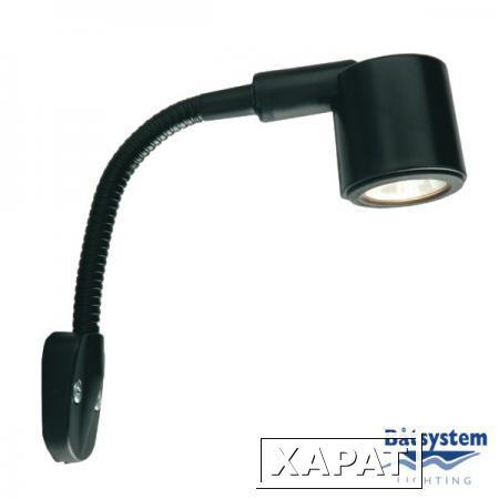 Фото Batsystem Светильник штурманский светодиодный Batsystem Frilight Kurs 9447-130 LED 12 - 14 В 130 мм чёрный корпус