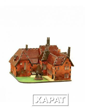 Фото Сборная модель из картона Красный дом Уильяма Морриса Умная бумага