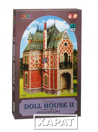 Фото Сборная модель Кукольный дом-2 из картона Умная бумага