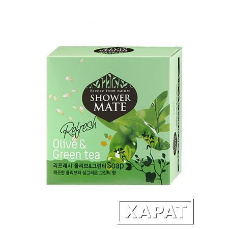 Фото Shower Mate Оливки и зеленый чай Мыло 100г