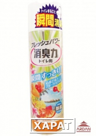 Фото 122813 ST SHOSHU RIKI Освежитель воздуха для туалета (фруктовое ассорти)