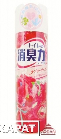 Фото 120420 ST SHOSHU RIKI Освежитель воздуха для туалета (розовый букет)
