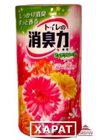 Фото 117031 ST SHOSHU RIKI Жидкий освежитель воздуха для туалета (розовые цветы)