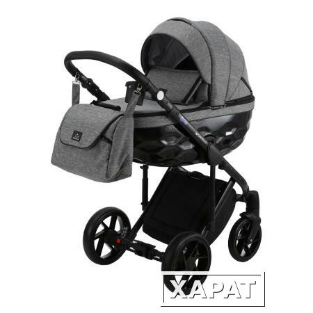 Фото Коляска 3 в 1 BeBe-mobile Castello Standart черный/темно-серый