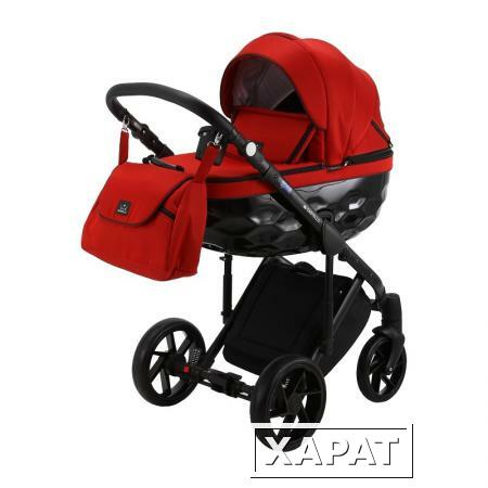 Фото Коляска 3 в 1 BeBe-mobile Castello Standart черный/красный