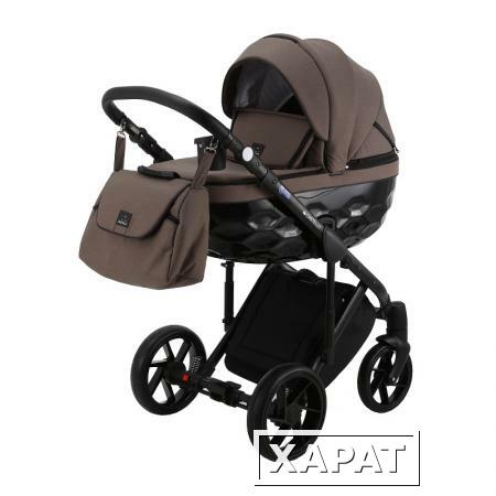 Фото Коляска 3 в 1 BeBe-mobile Castello Standart черный/коричневый