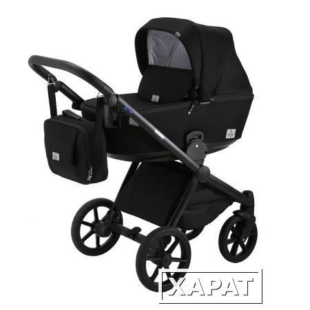 Фото Коляска 3 в 1 BeBe-mobile Cezaro черный плетеный