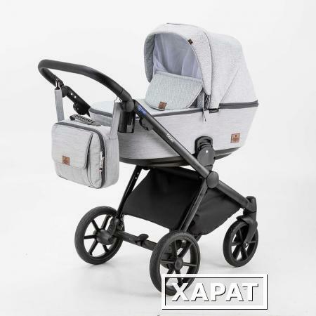 Фото Коляска 3 в 1 BeBe-mobile Cezaro светло-серая