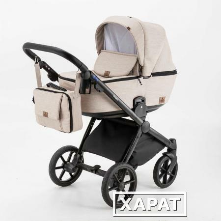 Фото Коляска 3 в 1 BeBe-mobile Cezaro светло-бежевая