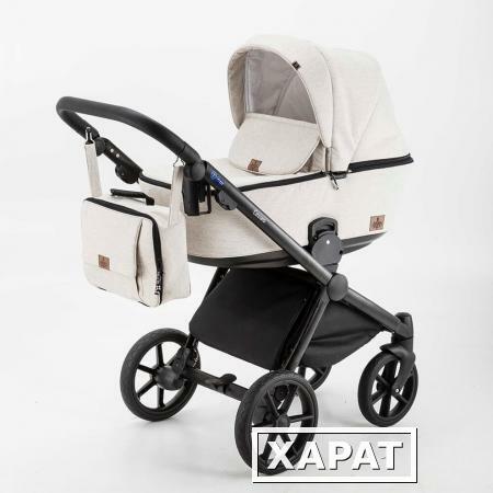 Фото Коляска 3 в 1 BeBe-mobile Cezaro белая