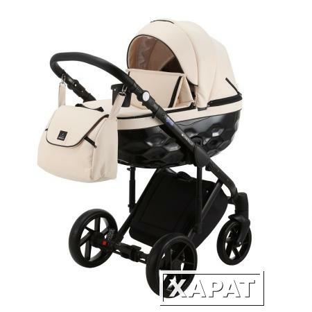 Фото Коляска 2 в 1 BeBe-mobile Castello Standart черный/кремовый