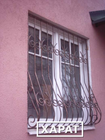 Фото Решетки на окна металлические