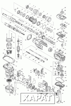 Фото Makita Клавиша C перфоратор Makita HR4013C рис.( 149)