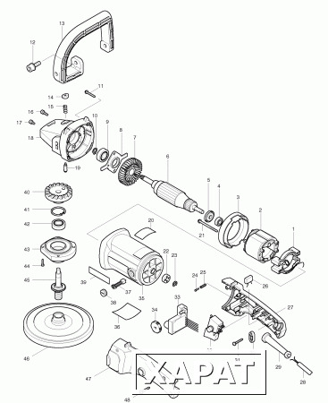 Фото Штифт Makita 9227 мет. фиксатора шпинделя нового образца