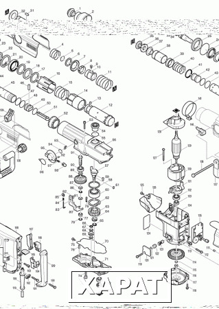 Фото Makita Штифт 4 для HR5001C перфоратор Makita HR5001C рис.( 93)