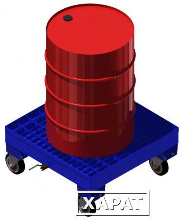 Фото Поддон под бочку с накопительной емкостью и краном ПДБ-1