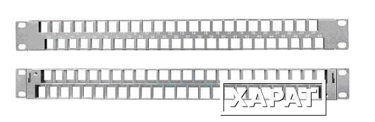 Фото Hyperline PPBLHD-19-48S-SH-RM Модульная патч-панель 19"