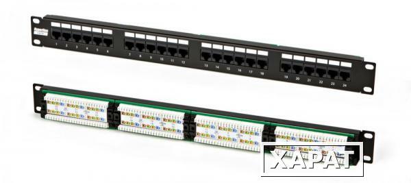 Фото Hyperline PP2-19-24-8P8C-C5e-110D Патч-панель 19"