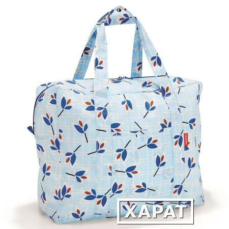 Фото Сумка складная mini maxi touringbag leaves blue (62605)