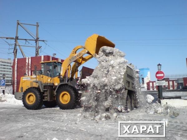 Фото Погрузка и уборка снега. Различная спецтехника