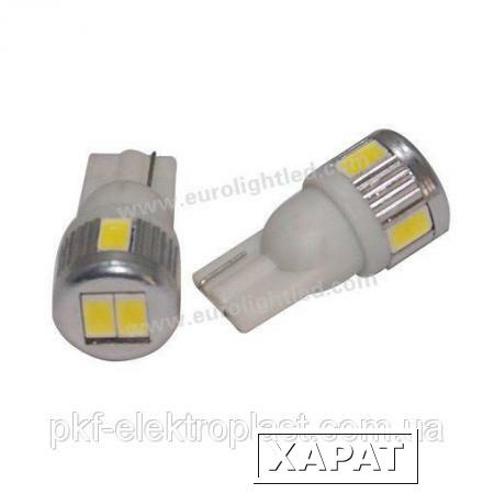 Фото Автосветодиод Canbus T10-WG-6SMD(5630)-9-32V(non-polarized)