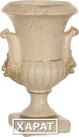 Фото Кубок со львами романо старинный персиковый высота 26 см,
