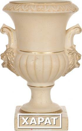 Фото Кубок со львами романо старинный персиковый высота 48 см,
