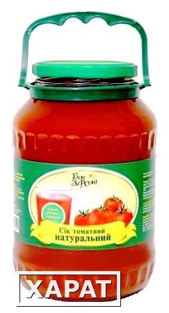 Фото Сок томатный свежеотжатый ТМ "Бон Херсон"