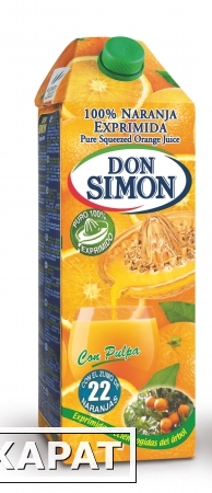 Фото Don Simon - Апельсинновый сок с мякотью - 35 руб/1л (испания)