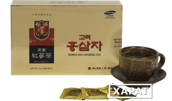 Фото Чай из красного 6-ти летнего женьшеня,Korean red ginseng tea