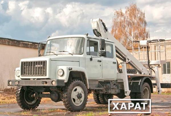 Фото Автовышка АГП-18Т на шасси ГАЗ-33086 Земляк (двухрядная кабина)