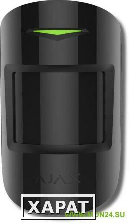 Фото Ajax MotionProtect Plus (black): Извещатель охранный оптико-электронный комбинированный радиоканальный